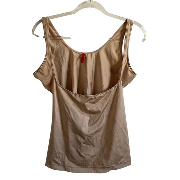 SPANX Tops - SPANX Slimplicity Under Open Bust Nude Satin Camisole - Size 2X